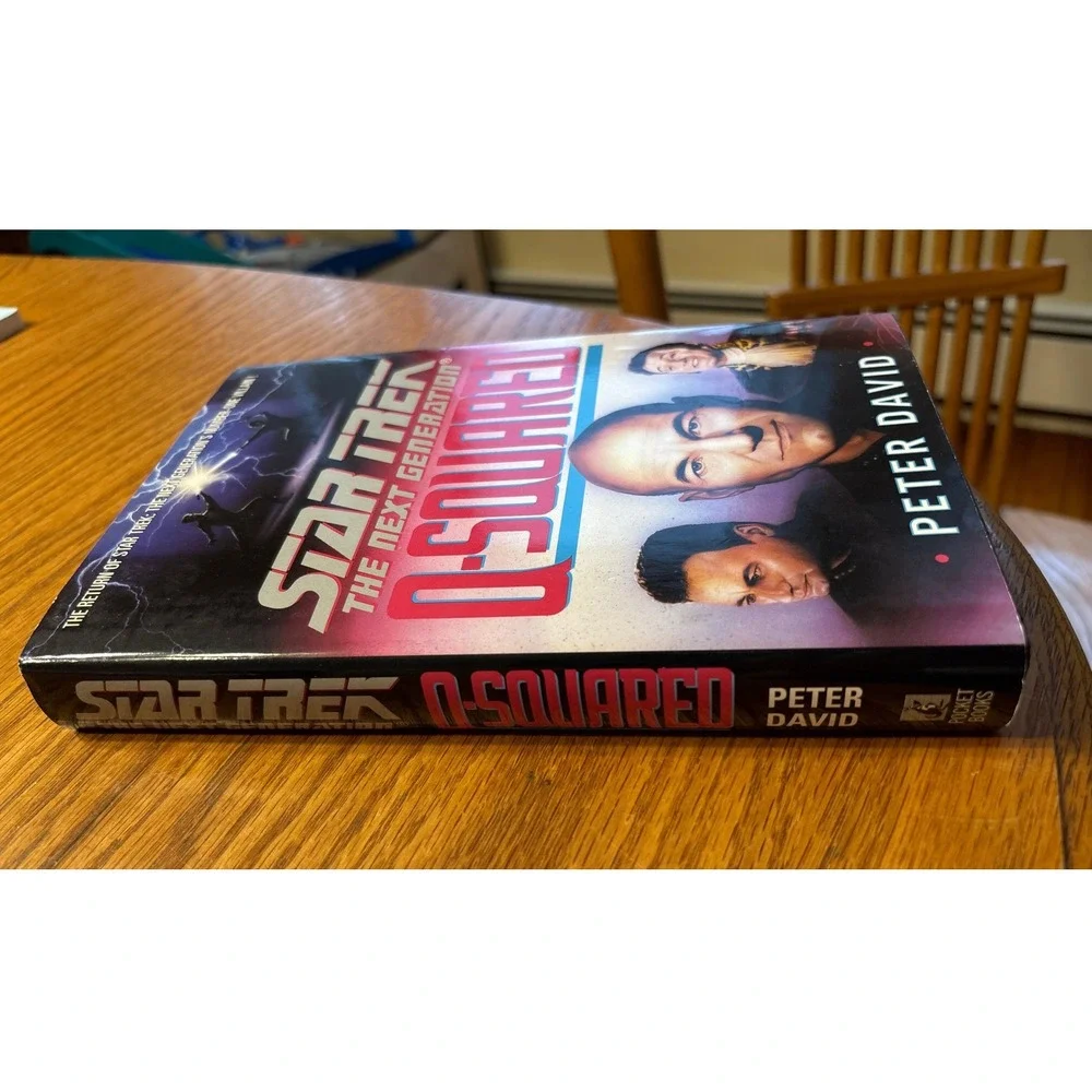 Star Trek The Next Generation Q-Squared Hardcover Peter David TNG Novel 1994